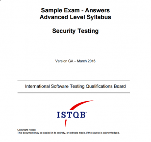 Przykładowy egzamin ISTQB® Advanced Level Security Tester - ODPOWIEDZI [EN]