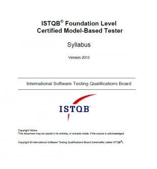 Sylabus ISTQB® Model-Based Tester [EN]