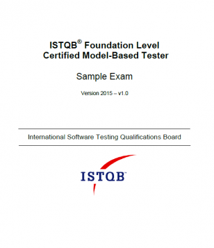Przykładowy egzamin ISTQB® Model-Based Tester [EN]