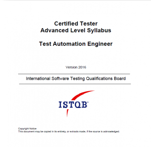 Sylabus ISTQB® Advanced Level Test Automation Engineer [EN]