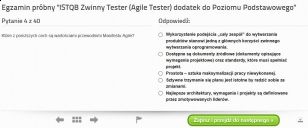 Oficjalny egzamin próbny ISTQB® Zwinny Tester (Agile Tester) dodatek do Poziomu Podstawowego